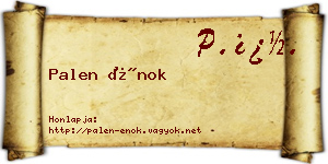 Palen Énok névjegykártya